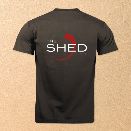 "The Shed Chile" Men's Short-Sleeved T-Shirt - Black