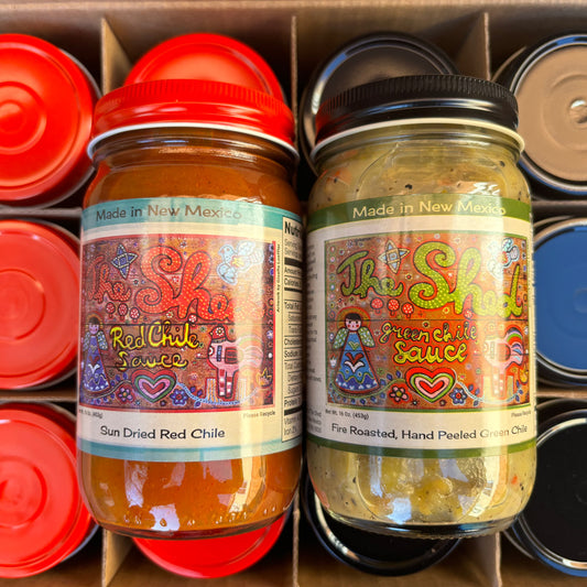 Christmas Case - Green and Red Chile 12 pack