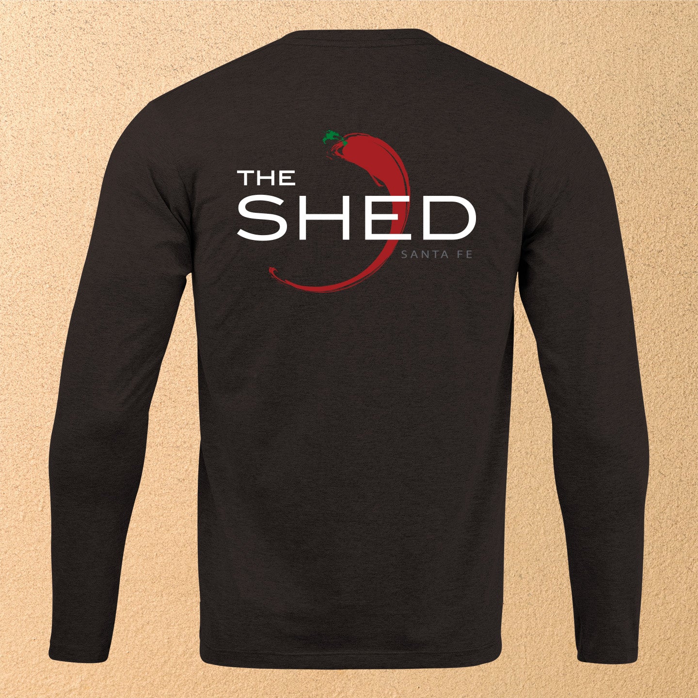 "The Shed Chile" Unisex Long-Sleeved Shirt - Black