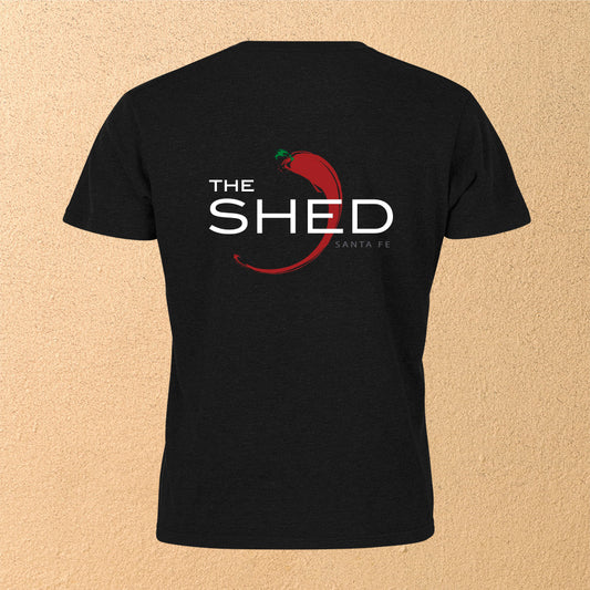"The Shed Chile" Women's V-Neck T-Shirt - Black