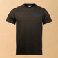 "The Shed Blockprint" Men's Short-Sleeved T-Shirt - Black