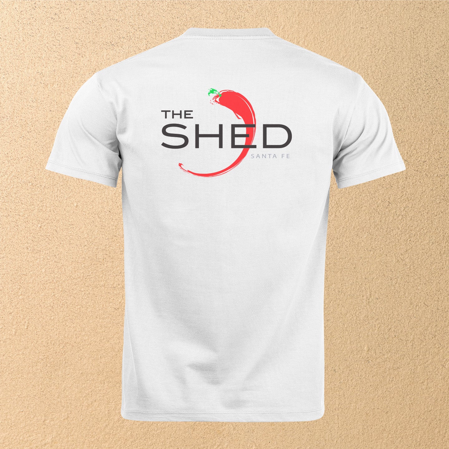 "The Shed Chile" Men's Short-Sleeved T-Shirt - White
